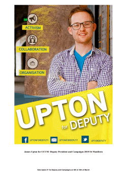 James_Upton_Deputy - UCC Students Union