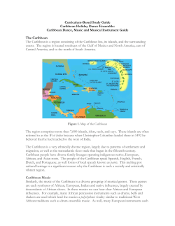 Caribbean Dance, Music and Musical Instrument