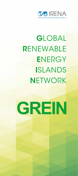 global renewable energy islands network