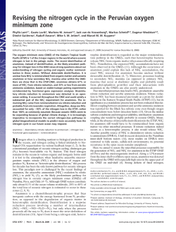 Lam, et al., 2009. &ldquo;Revising the nitrogen cycle in the Peruvian