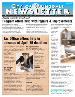 Swim Lessons - City of Springdale