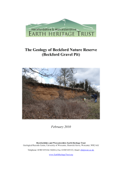Beckford Nature Reserve Geology
