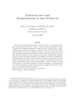 Sharecropping in the US South.