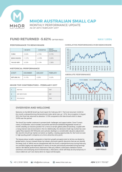 february 2017 - MHOR Asset Management