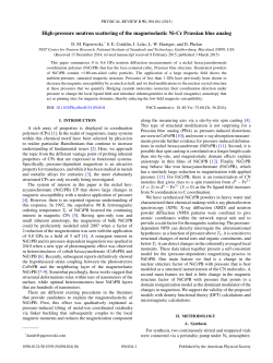 High-pressure neutron scattering of the magnetoelastic Ni