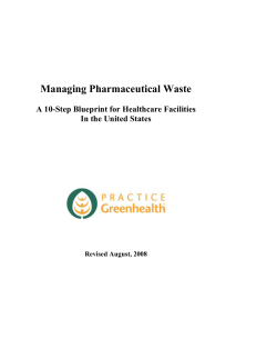 Managing Pharmaceutical Waste: A Blueprint for Healthcare Facilities