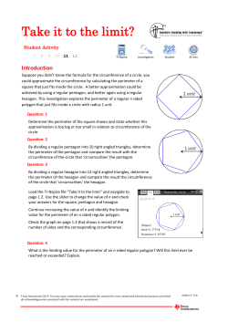 Take it to the limit - TI Education