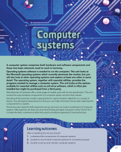 Computer systems - Robert Clack School