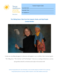 The Talking Stone: Tales from the Iroquois, Pauite, and Hopi People