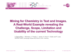 Mining for Chemistry in Text and Images. A Real