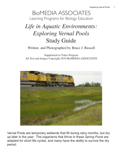 BioMEDIA ASSOCIATES Life in Aquatic Environments: Exploring