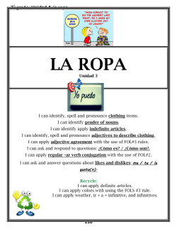 LA ROPA