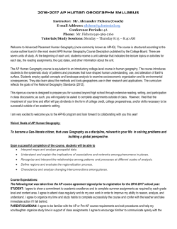 To become a Geoliterate citizen, that uses Geography