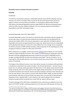 Disposable Income in Scotland - Centre on Constitutional Change