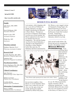 Spring Fall 2004 final - Johns Hopkins Vasculitis Center