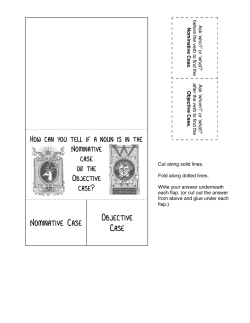Objective/Nominative