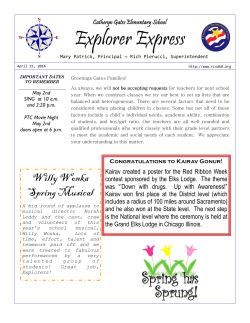 17 April 25 Newsletter