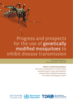 Progress and prospects for the use of genetically modified