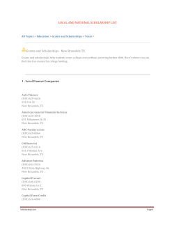 Scholarship PDF - New Braunfels Christian Academy