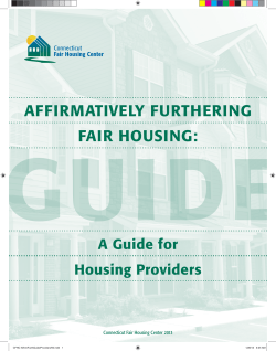 affirmatively furthering fair housing
