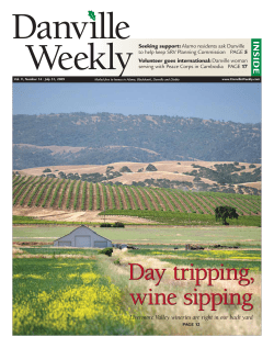 Livermore Valley wineries are right in our back yard