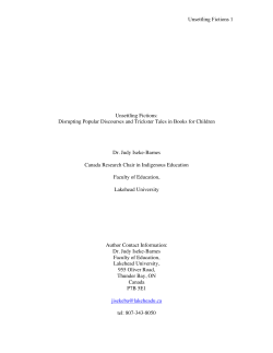 Unsettling Fictions - Voices in the Wind Productions