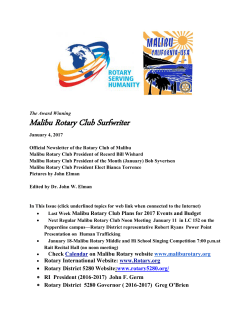 Malibu Rotary Club Surfwriter January 4 2017