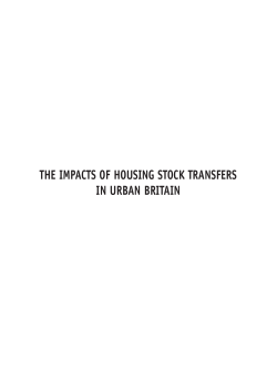 the impacts of housing stock transfers in urban britain