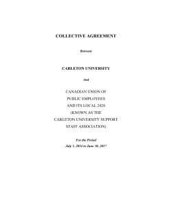 CUPE 2424 - Carleton University