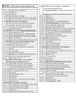 Marin Headlands B Route Sheet