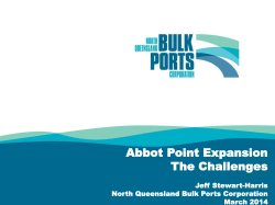 Abbot Point Expansion The Challenges