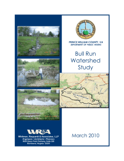 Bull Run Watershed Study - Prince William County Government