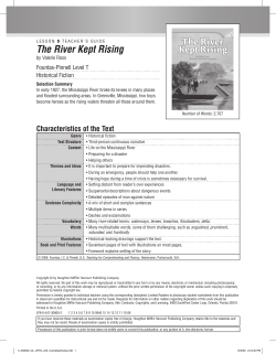 The River Kept Rising - Houghton Mifflin Harcourt