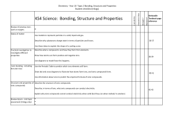 GCSE Structure and Bonding (Double Science version)