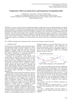 MS11 - Temperature effects on tension forces and frequencies of