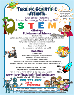 Terrific Scientific Informational Flyer