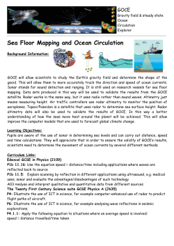 Sea Floor Mapping and Ocean Circulation