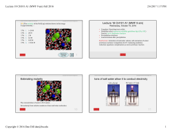 Lecture 18 CH101 A1 (MWF 9 am) Fall 2016 2/6/2017 1:17 PM