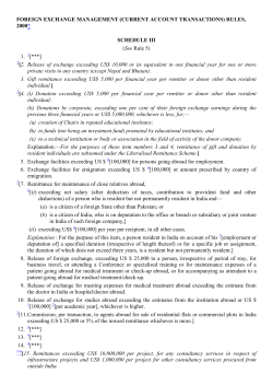 FOREIGN EXCHANGE MANAGEMENT (CURRENT