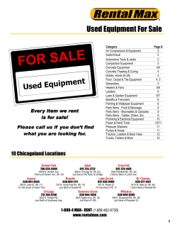 Used Equipment For Sale
