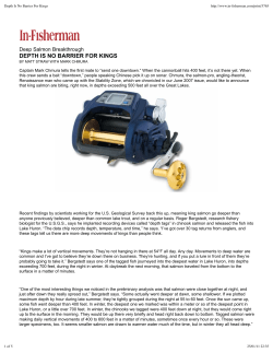 Depth Is No Barrier For Kings