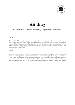 Air drag