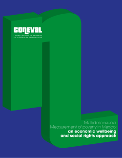 Multidimensional Measurement of poverty in Mexico: an economic