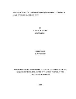 margaret njoki kimani final project - UoN Repository