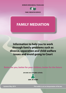 Family Mediation Service Booklet