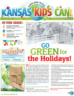 Go Green for the Holidays