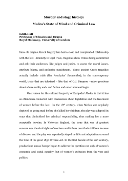 Medea Before the Law