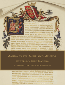 MAGNA CARtA: MUSE ANd MENtOR - Brookfield Publishing Media