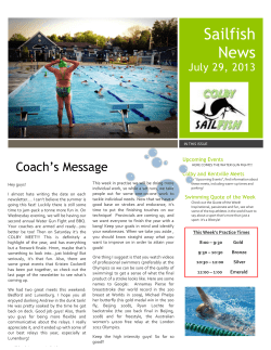 Sailfish News - Colby Sailfish