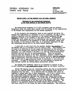 29October 1952. - World Trade Organization